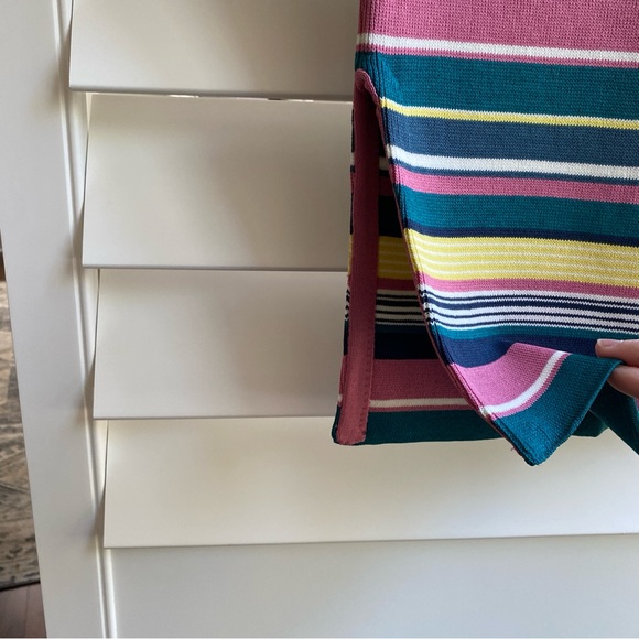 NWT Anthropologie Maeve skirt“Lana” multicolored striped knit midi skirt sz sm - Picture 4 of 14